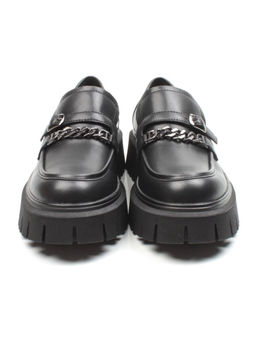 03-C1812-1 BLACK Лоферы женские (натуральная кожа)