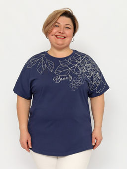 CRB wear / CSLW 60380-41 Футболка женская,темно-синий/Ex.Cherubino