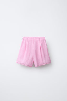 BERMUDA 100% LINO / Rosa - Zara фото 2