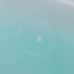 Контейнер для хранения с крышкой, 10 л, 35.9×24.2×21.1 см, прямоугольный, прозрачный, зелёный