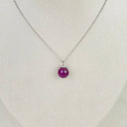 Кулон на цепочке из Рубина 45 см +