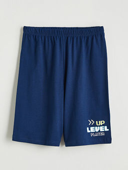 Bask?l? Erkek ?ocuk Pijama ?ort 2li