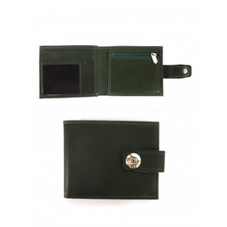 Портмоне мужское Croco-ПР-908 натуральная кожа 3 отд, 3 карм, зеленый тем пулл-ап (205) 265055