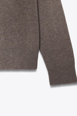 CASHMERE AND WOOL LONG SLEEVE SWEATER - Zara фото 7