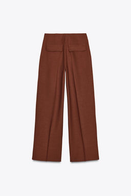 WIDE-LEG TROUSERS WITH DARTS - Zara фото 11