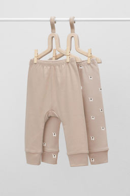 Crockid _ К 4718-2уп/темно-бежевый,мини слоники брюки для мал