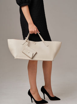 Кожаная сумка Dari DBR 31136 светлый крем  фото 5