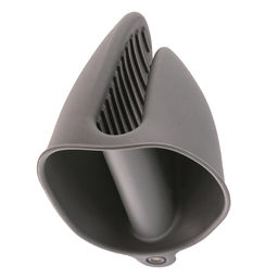 Прихватка силиконовая 10х8х4см, цвета в ассортименте: серый, голубой, красный, графит, в п/эт пакете (Китай) - Домашняя Мода фото 4