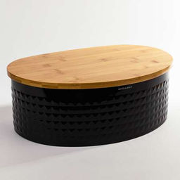 40552 Хлебница с крышкой металл/бамбук MB (х4)