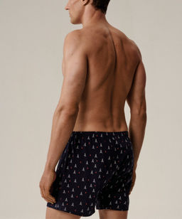 ATLANTIC 2GMB-010 Трусы боксеры Socks - набор 2 шт. темно-синий фото 4