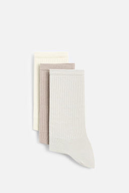 PACK OF 3 RIBBED SOCKS