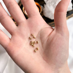 Обжимная бусина (10 шт) - Радуга самоцветов фото 2