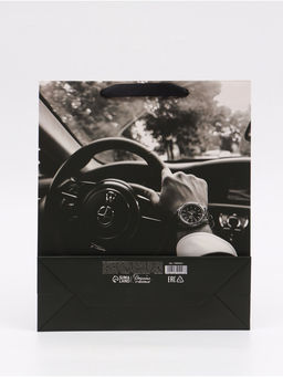 Цена за 2 шт. Пакет подарочный «Поздравляю», M 25,5 × 30 × 9 см