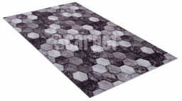 Коврик вырезной icarpet PRINT антискользящий (136) Мрамор 80х120 бежево-коричневый фото 2