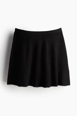 Minifalda evase en punto de canale - H&m фото 6