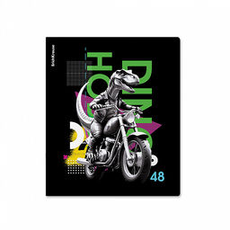 Цена за 5 шт. Тетрадь общая ученическая ErichKrause Dino Hobby, 48 листов, клетка, выборочный УФ-лак_MIX-PACK  фото 6