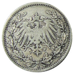 1/2 марки 1905 года A Германия