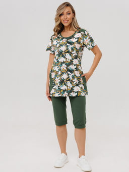 Костюм женский К-223 (кулирка) Индиго