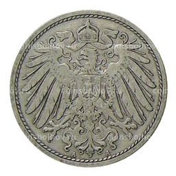 Монета 10 пфеннигов 1900 года A Германия