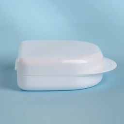 Цена за 2 шт. Контейнер для протезов, стоматологический, 8.5×8×2.7 см, МИКС