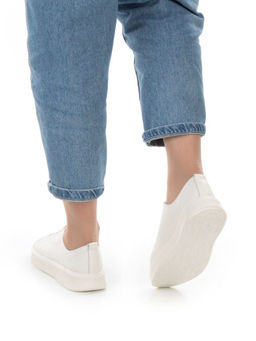 05-PDXL33-4 BEIGE Кроссовки женские (натуральная кожа) - Фабричный китай фото 3