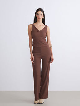 V Yaka Dokulu B?zg?l? Bluz