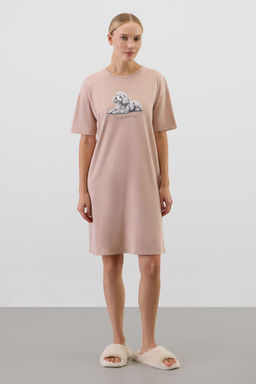 Е 10065/кофейный сорочка ночная жен - Very neat фото 5