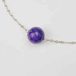 Кулон на цепочке из Чароита 42 см +