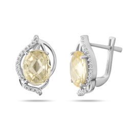 Серьги, крайола циркон, Маргарита