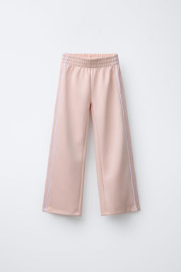 STRAIGHT FIT TROUSERS WITH MESH SIDES