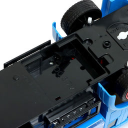 Грузовик радиоуправляемый Автовоз, с 5 машинками, работает от аккумулятора, цвет синий - АвтоГрад фото 8