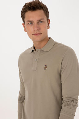 Erkek A__k Haki Basic Sweatshirt - U.s. polo assn фото 2