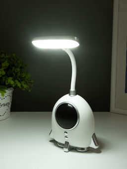 Ночник карандашница "Ракета" 6хLED 3Вт 5V USB АКБ 2 режима 7х11х27 см