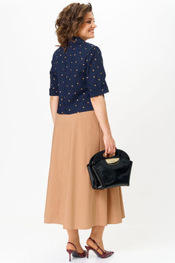 Костюм Aira Style 24120 Капучино+синий