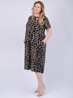 Платье "Делия 4" жираф, трикотаж