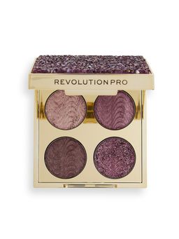 Revolution PRO Палетка теней для век Crystal Eye Quad, Pink Topaz