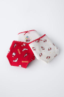 AGES 6-14 / THREE-PACK OF HELLO KITTY  SANRIO BRIEFS - Zara фото 6