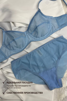 0016-NB ГОЛУБОЙ КОМПЛЕКТ БЕЛЬЯ