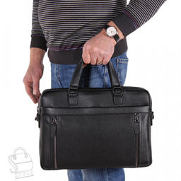 Портфель мужской 8223-8S black S-Style  фото 4
