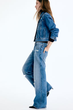 Wide High Waist Jeans - H&m фото 17
