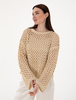 Bej Oversize Kazak - Pierre cardin фото 3