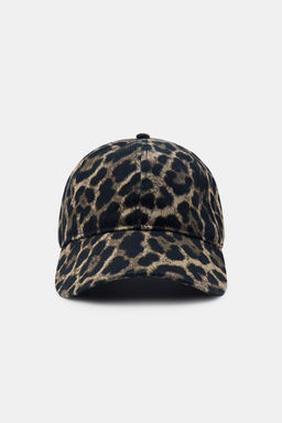 ANIMAL PRINT TWILL CAP - Zara фото 2