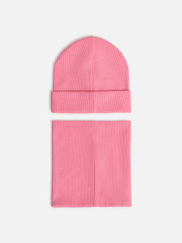 ACOOLA / Набор детский (шапка и шарф) Brento светло-розовый  фото 2