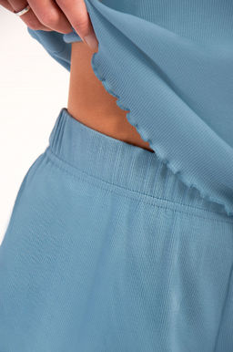 Арт. 9156/2 Пижама с шортами 42-50 (5 шт) Цвет:верх-голубой,низ-голубой - Калинка фото 22