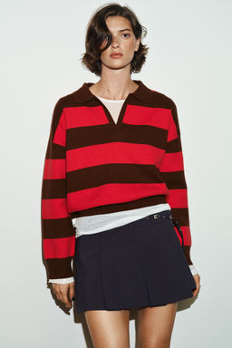 CHECK BOX PLEAT SKORT - Zara фото 2