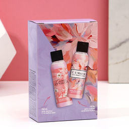 Подарочный набор «8 Марта!»: гель для душа и пена для ванны, 2×100 мл, Чистое счастье