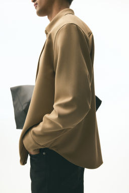 Camisa de sarga Relaxed Fit - H&m фото 5