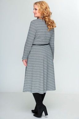 Блуза Swallow 803.2 черный+серебряный узор фото 321