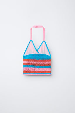 TOP PUNTO CROCHET / Multicolor