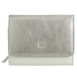 Итальянский кожаный кошелек DuDu серии Pemba | темно-серебристый - Dudubags фото 2